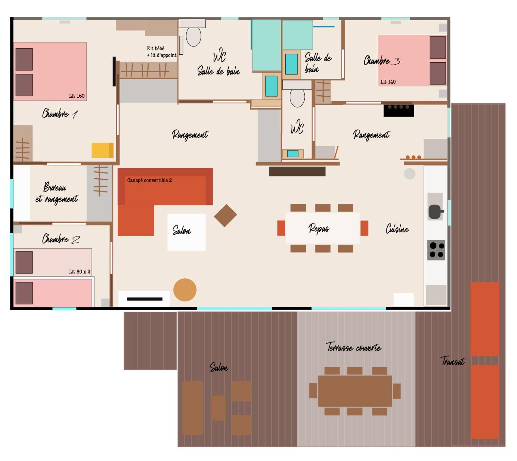 "Le Marina" Maison & Appartements Proche De La Mer Avec Piscine Sérignan Exterior foto